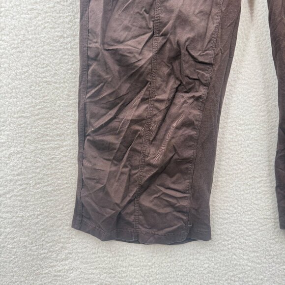 Anthropologie Daily Practice Adjustable Pants in Chocolate Brown  Size S - Picture 5 of 12